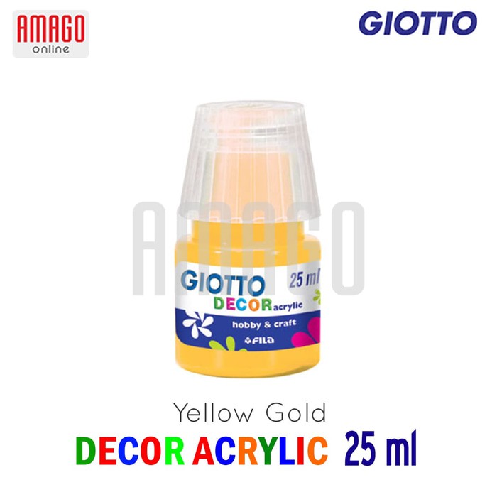 GIOTTO DECOR ACRYLIC - 25 ml - YELLOW GOLD - 538103