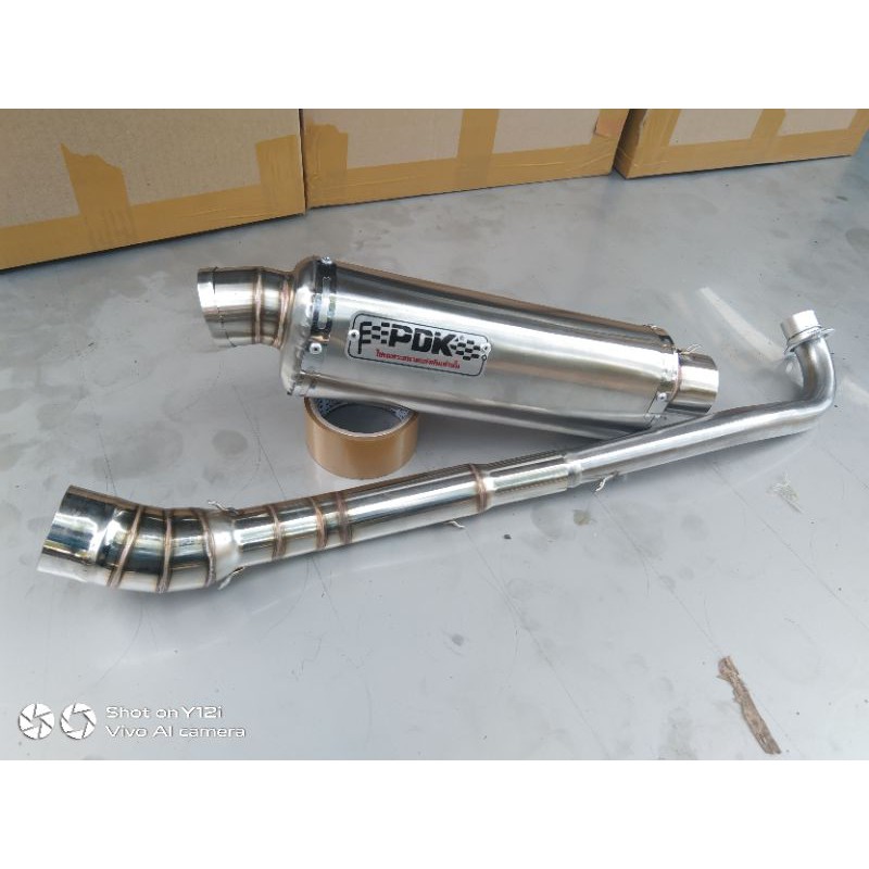 Knalpot PDK oval Jupiter Vega r Supra x