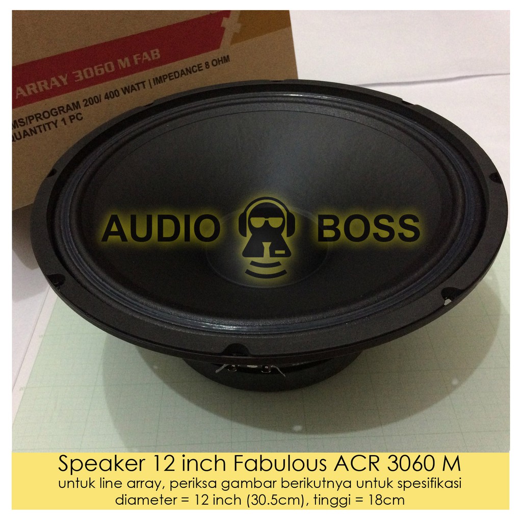 Jual Speaker Acr 12 Fabulous 3060 Acr 12 Inch Fabulous 12 Fabulus 3060 Indonesia Shopee Indonesia