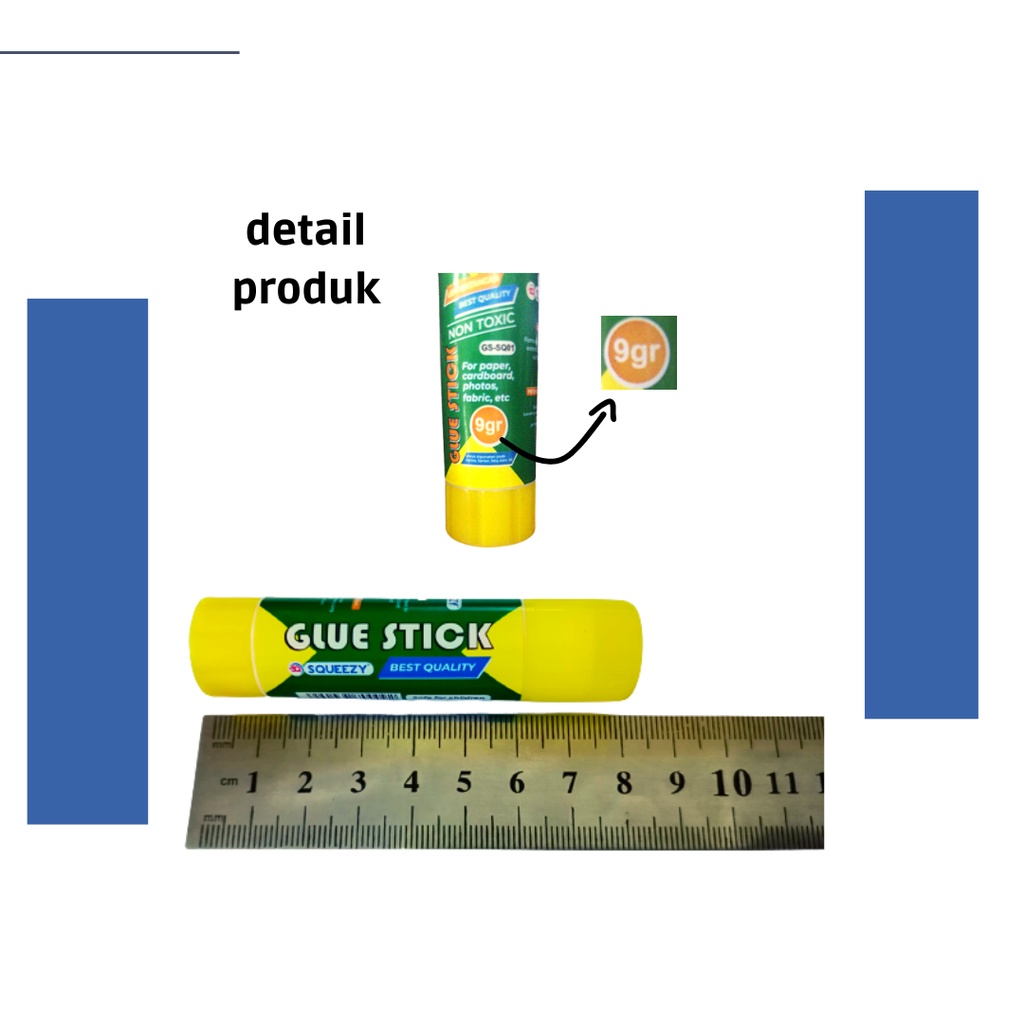 New Lem Perekat Glue Stick 9 Gr Lem Glue Strong Adhesive (Off-71)