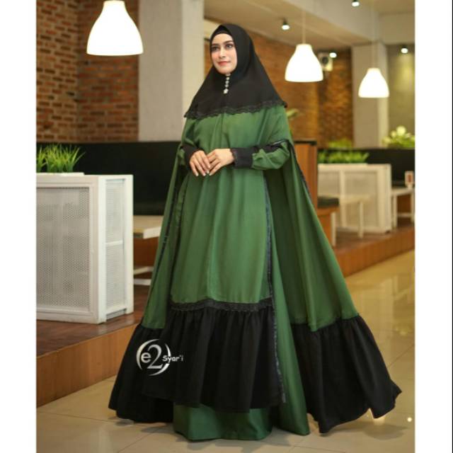 Gamis syari set(free niqab)