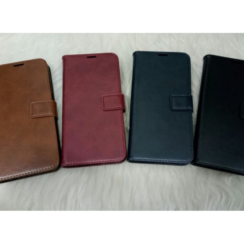 LEATHER CASE SAMSUNG A20S DOMPET KULIT
