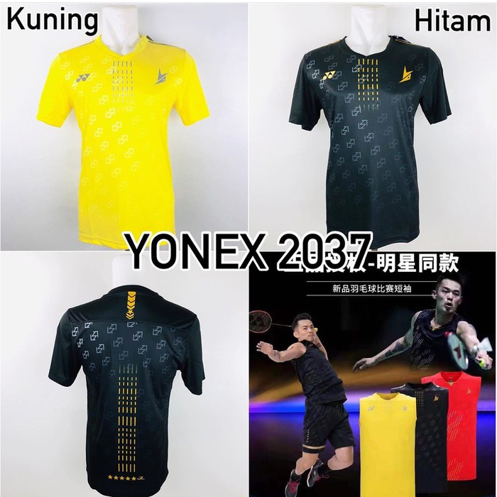 BAJU BADMINTON YONEX 2037 IMPORT BAJU YONEX LINDAN 2019 GRADE ORI