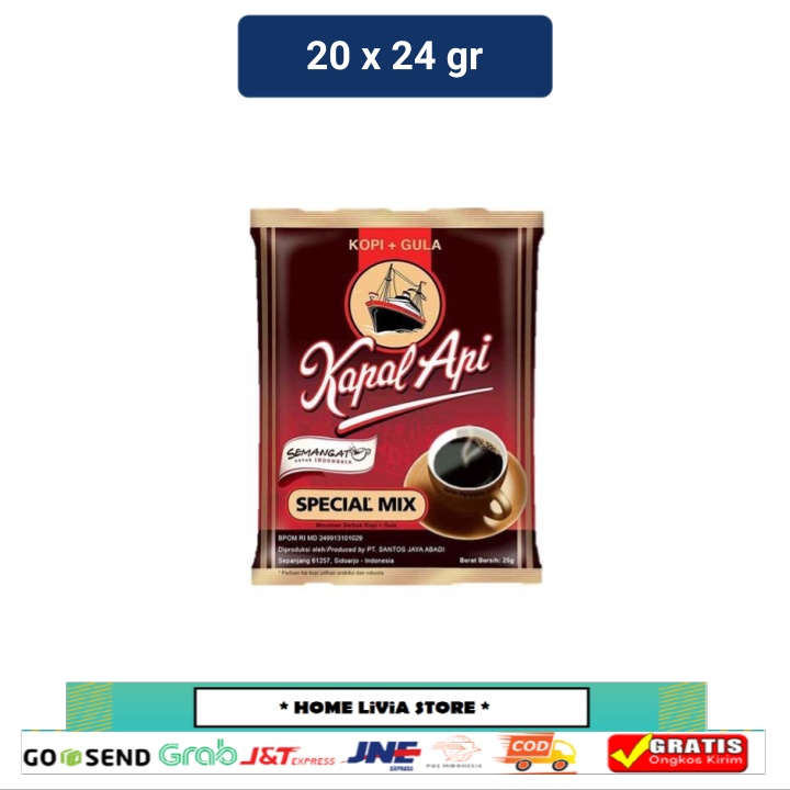 

Kapal Api Special Mix Kopi 20 x 24gr