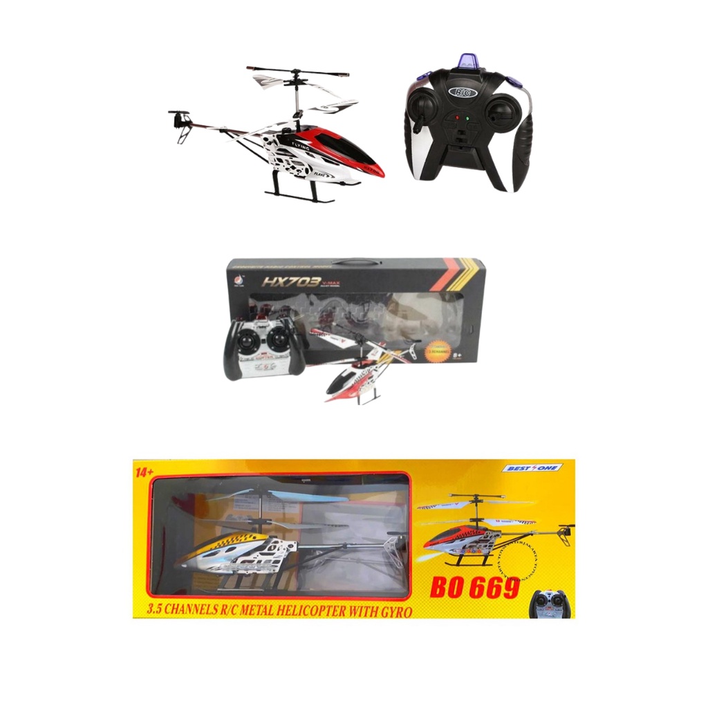POMPOM - MAINAN RC HELICOPTER BO669 & RC HELICOPTER HX703