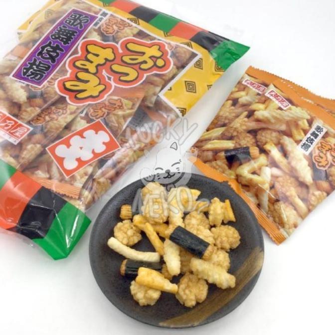 

Amanoya Oiri Otsumami Kabuki Age Senbei / snack jepang / cemilan