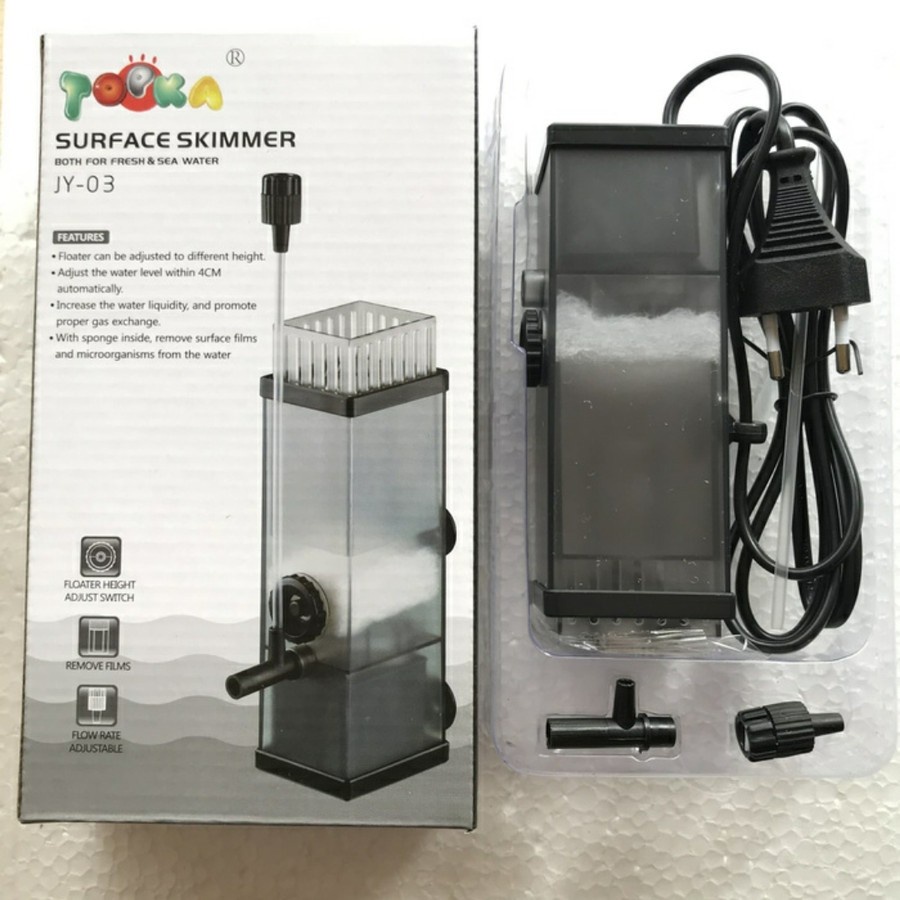TOPKA SURFACE SKIMMER JY03 TOPKA FILTER AQUARIUM
