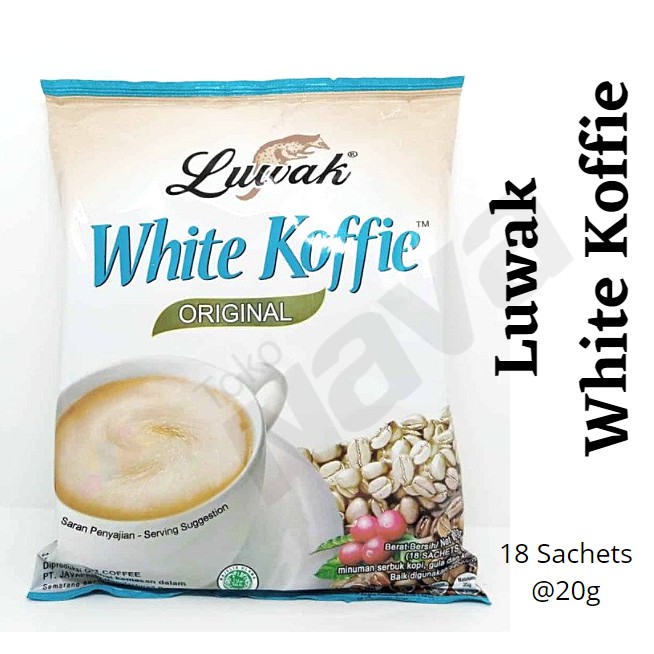 Kopi Luwak White Koffie  White Coffee Original [18x 20g]