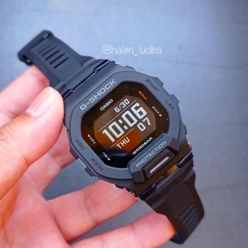 casio gshock gbd2001dr g shock gbd 200-1 g-shock gbd-200-1dr new original garansi resmi