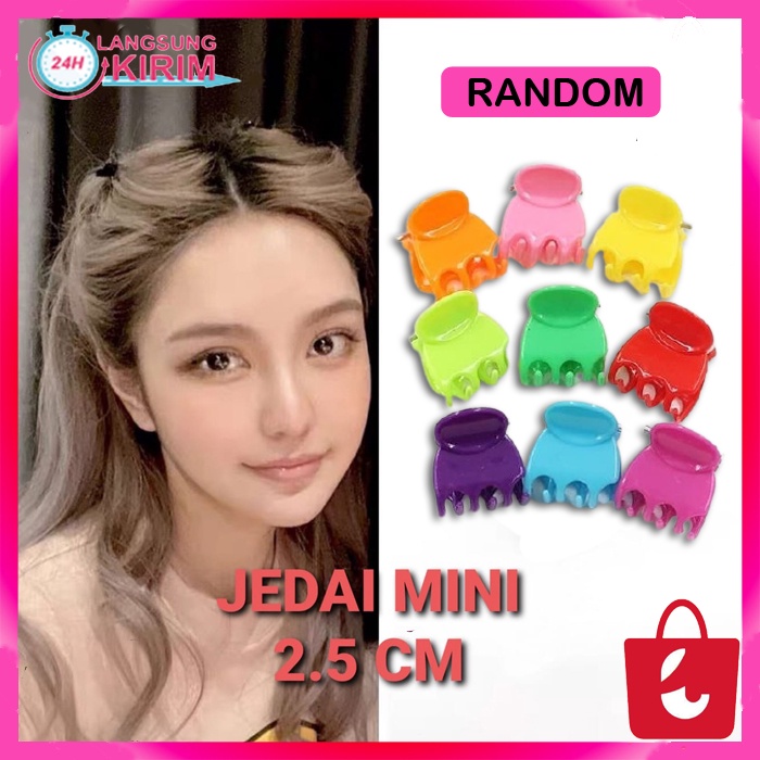 [1 PCS] Jepit Rambut Mini Warna Warni Jepitan Kecil Rambut Korea Fashion Anak Dewasa Korea Hair Clip Small Claw