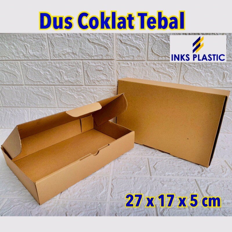 

DUS HAMPERS BOX KARTON TEBAL 27x17x5 CM (10 PCS)