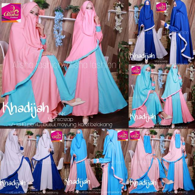 hijab syar'i / hijab khadijah / grosir hijab murah