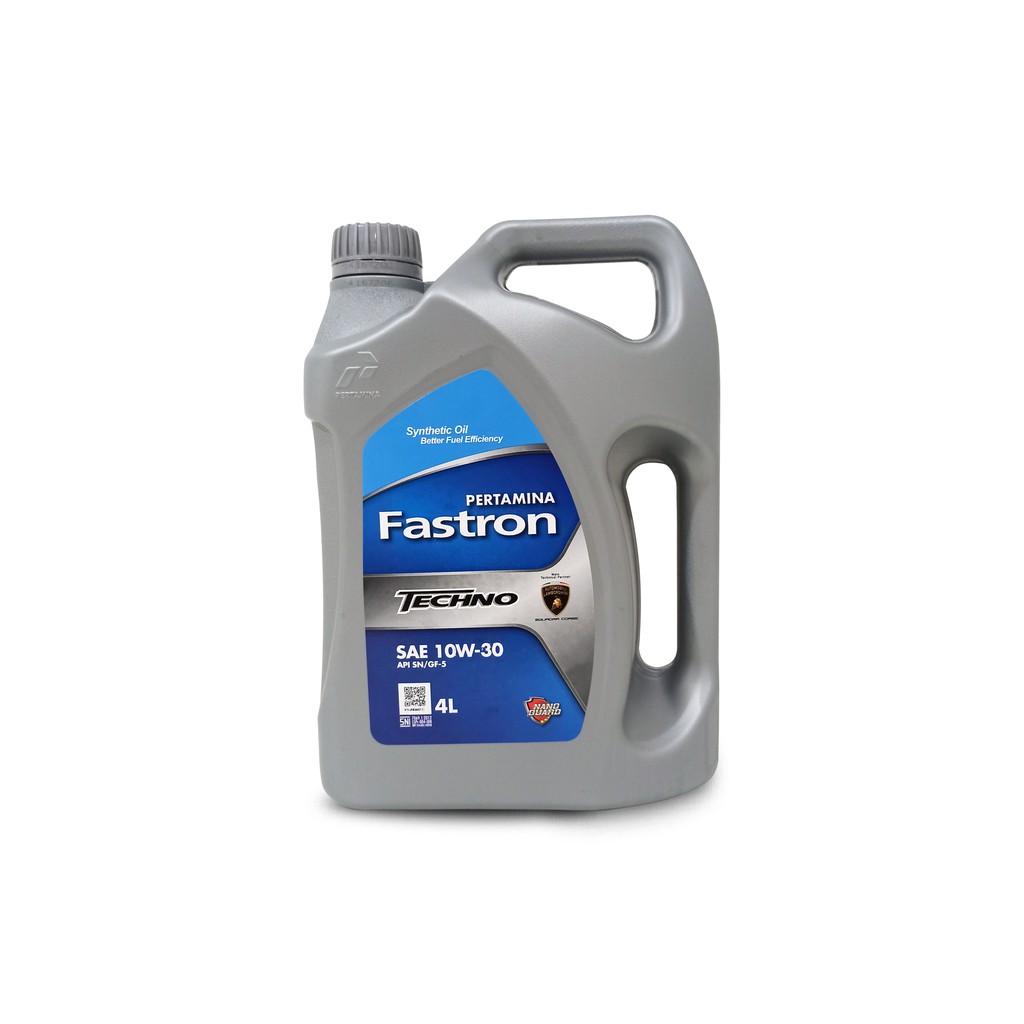 OLI PERTAMINA FASTRON TECHNO BIRU SAE 10W-30 API SN GALON 4 LITER