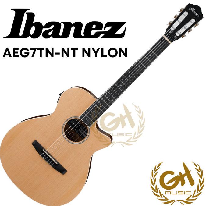 TERBARU IBANEZ AEG7TN-NT NYLON GITAR AKUSTIK ELEKTRIK CLASSIC