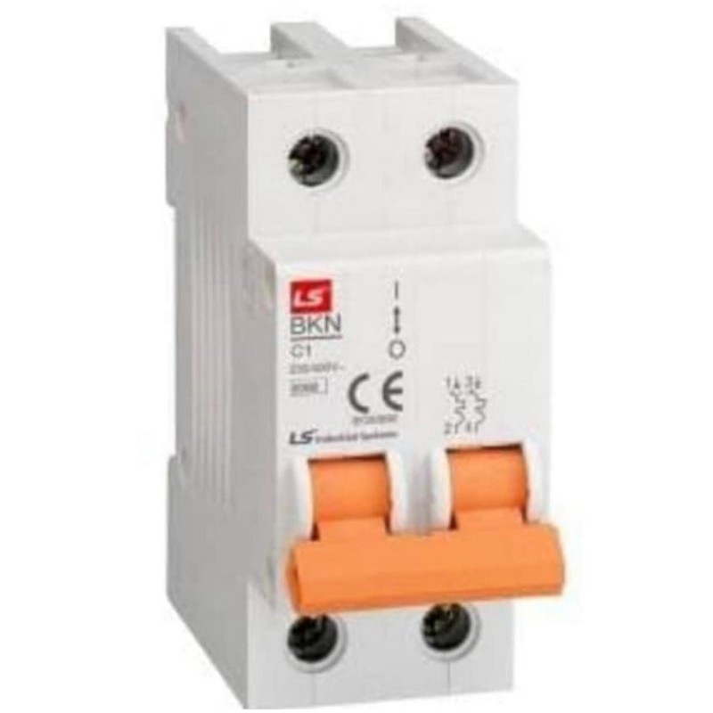 MCB LS 6kA 2P 40A, 50A, 63A