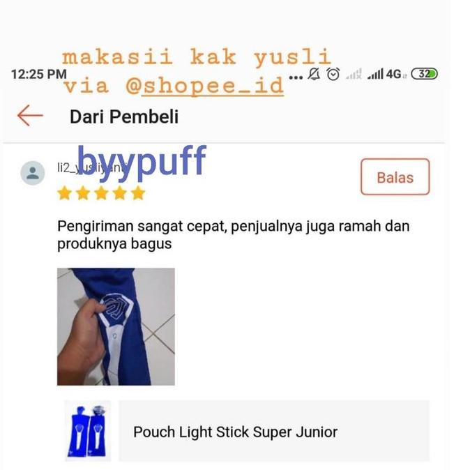 CS Jj8J3-- POUCH LightStick Super Junior