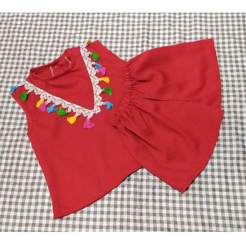 NEW Baju setelan anak santai, bahan moscrepe