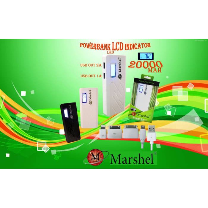Marshel Powerbank 20000mah