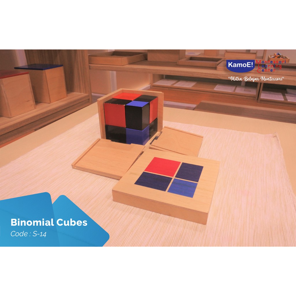 Binomial Cubes Montessori Material