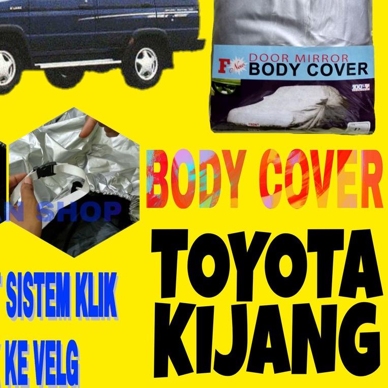 ◙ Body Cover KIJANG SUPER Sarung Penutup Bodi Mobil Kijang Super Long Ada Tali Karet KLIK Ke Velg ♡