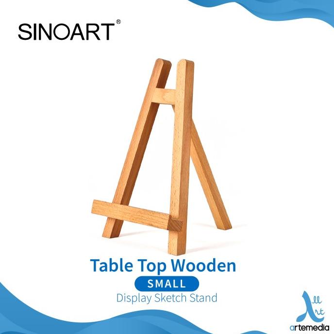 

Easel Lukis Sinoart Small Table Top Wooden Display Sketch Stand