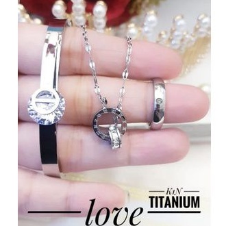 TiTanium set perhiasan wanita E41