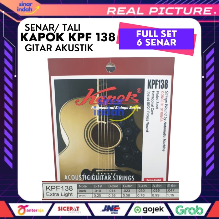 Senar Gitar Akustik Kapok KPF 138 String Gitar Acoustic Tali Gitar