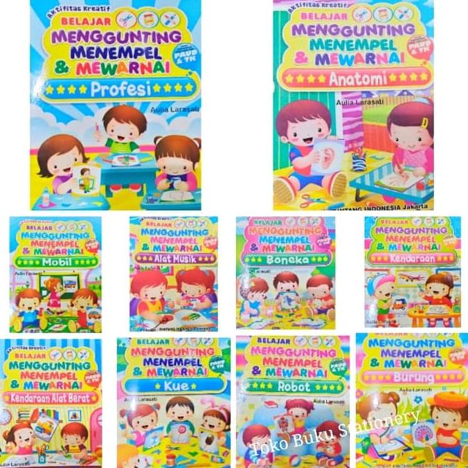 

Buku Menggunting, Menempel Dan Mewarnai Untuk Paud & TK