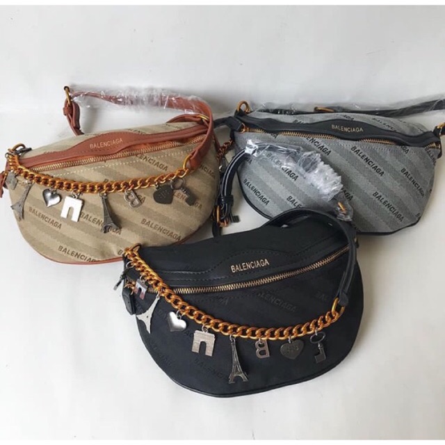 Balenciaga waistbag bumbag - Tas selempamg balenciaga - Waistbag balenciaga