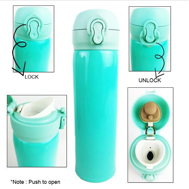 [BISA COD] TERMOS Vacuum Flask Botol Minum Thermos Stainless Steel 500ml