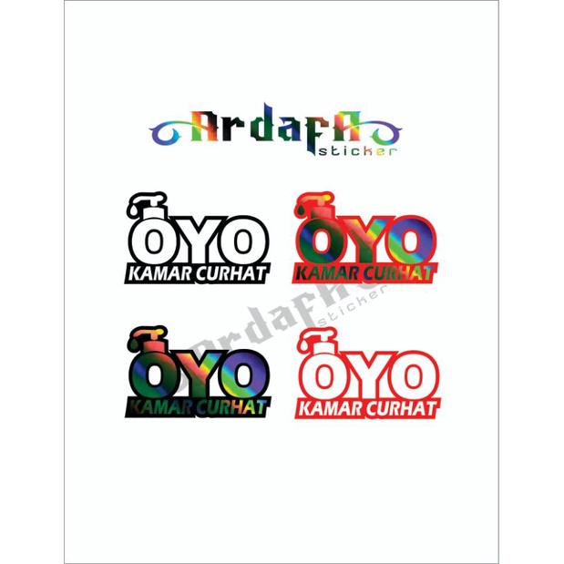 Sticker OYO stiker motor cutting