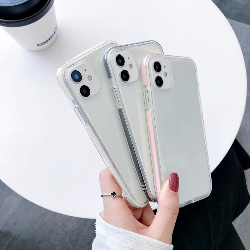Soft Case TPU Transparan Anti Jatuh Shockproof Untuk IPhone 11 12 13 14 Pro MAX 6 6s 7 8 14 Plus X XR XS MAX SE 2020