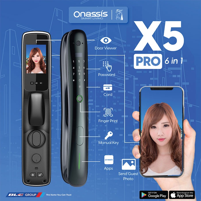Smart Lock-Smart Home Onassis X5 PRO