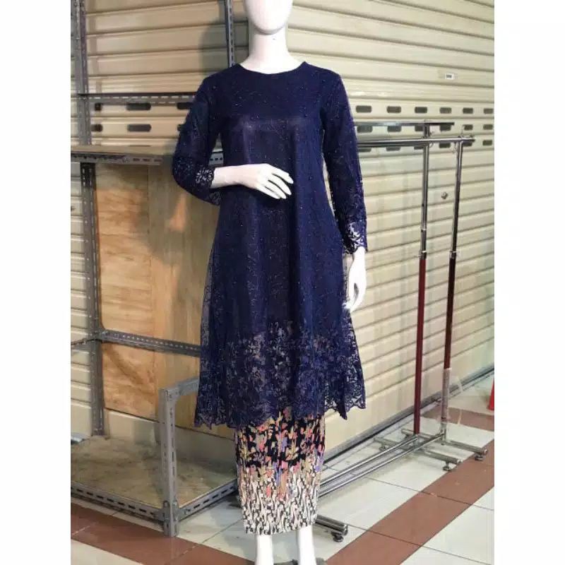 TUNIK TILLE BORDIR/TUNIK KEBAYA/KEBAYA MODERN/KEBAYA JUMBO LD 130/KEBAYA/TUNIK/BAJU/KEBAYA COUPLE-3