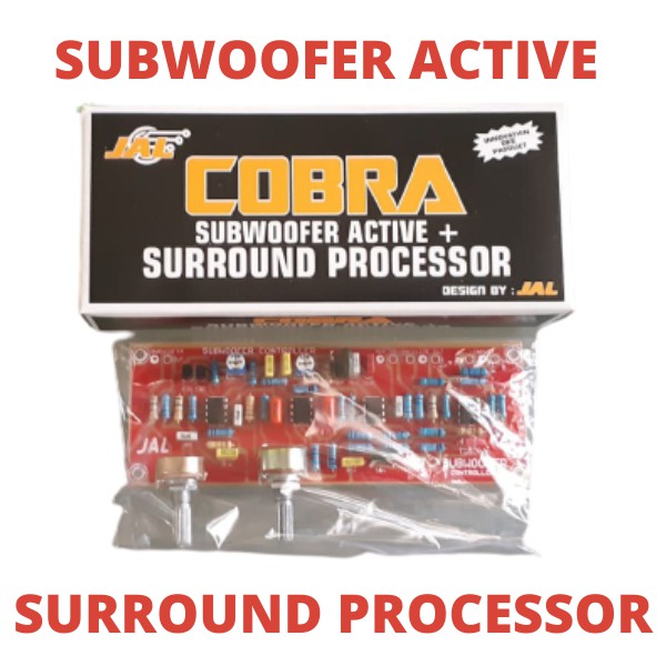 COBRA KIT SUBWOOFER CONTROLLER SURROUND PROCESSOR SUROUND SUROND SURON PROCESOR SUB WOOFER CONTROL