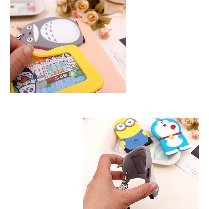 

Jual Name tag lucu silikon motif kartun Doraemon, minions Totoro - KHM099 Termurah