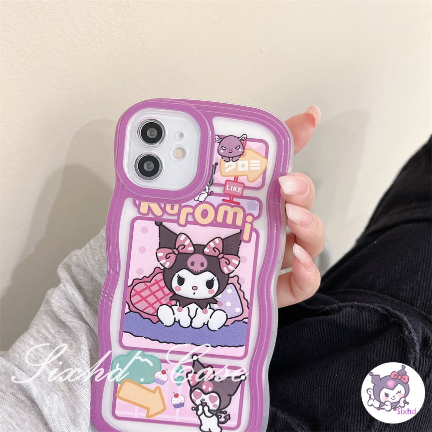 Redmi 12C 11A 10C 9T 9C Note 12 11s 11 10 9 8 Pro 10A 10 9A 9  A2 A1 Xiaomi 11Lite 12T 12Lite 11T 10T Poco M3 F3 X5 X4 X3 Pro Cute Cartoon Wavy Edge Lens Protection Phone Case Soft Cover