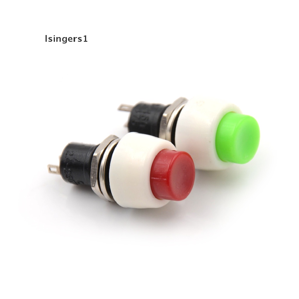 (lsingers1) 2pcs Saklar Power ON / OFF 2 pin Bentuk Bulat