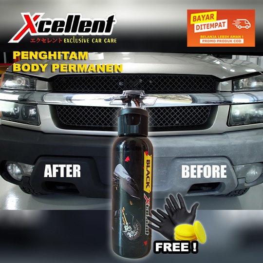 COD Penghitam motor penghitam body motor bodi kasar doff dasboard permanen terbaik black magic murah