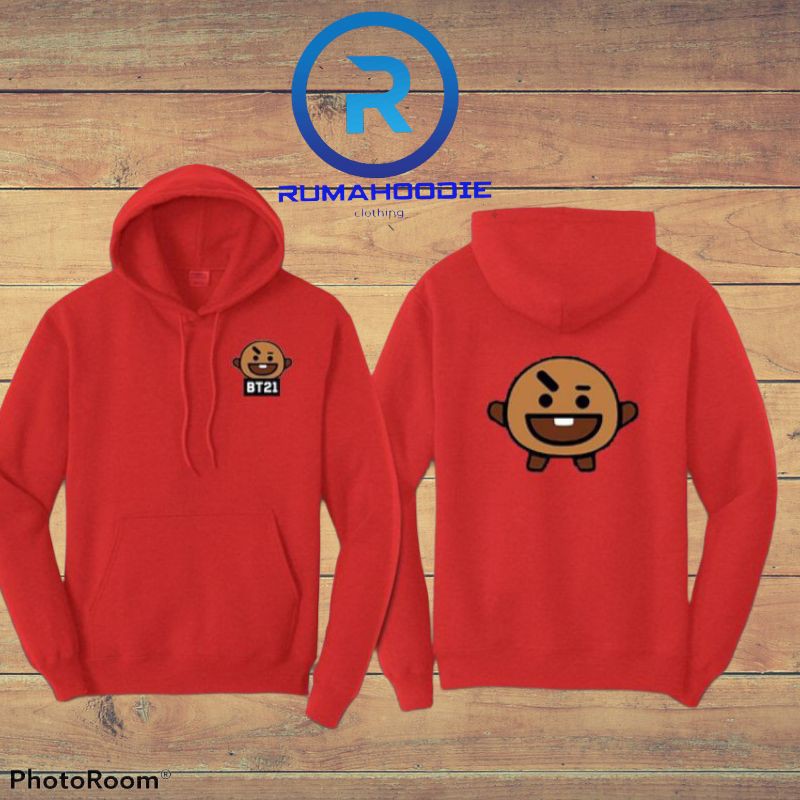 sweater hoodie anak bt21 anime kids