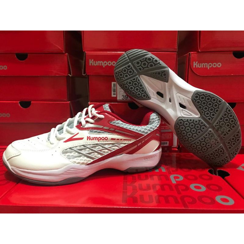 Sepatu Badminton Kumpoo Red