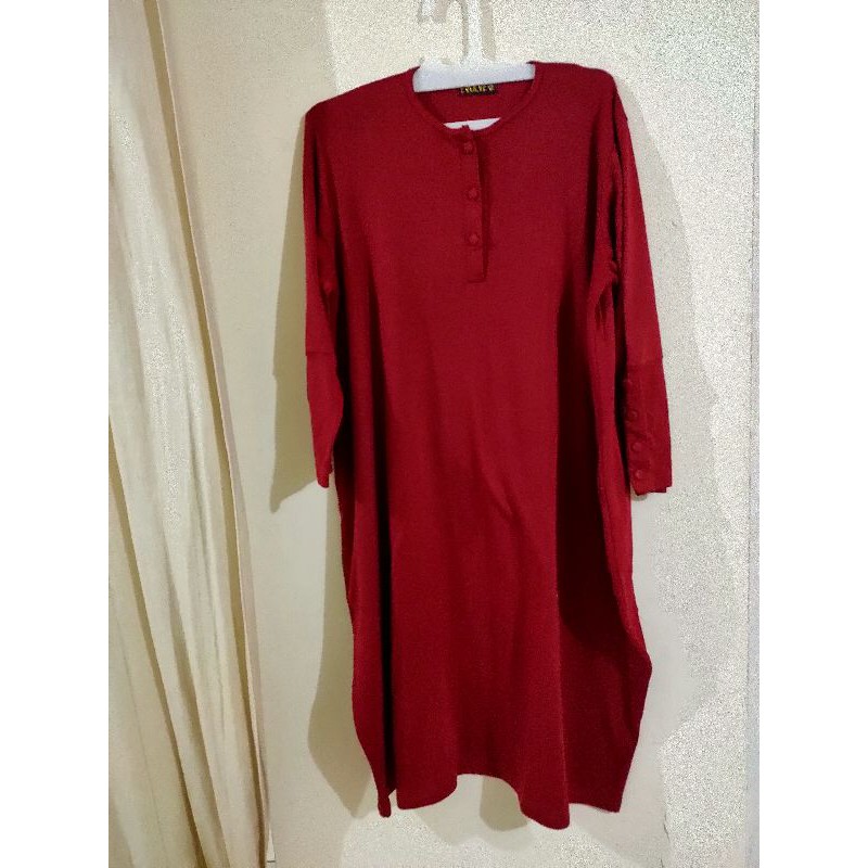 [Preloved] Tunik Evolvere Maroon - Babytery