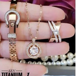 Set Perhiasan Wanita Titanium 029