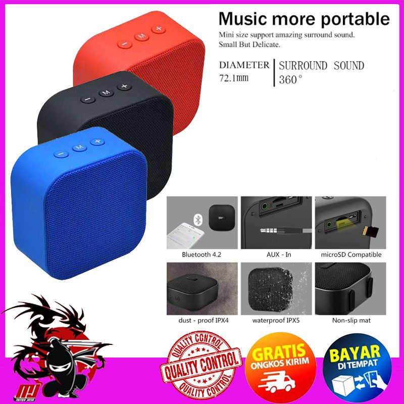 Speaker Bluetooth DOGS MiFa C8 Mega Bass Wireless 5.0