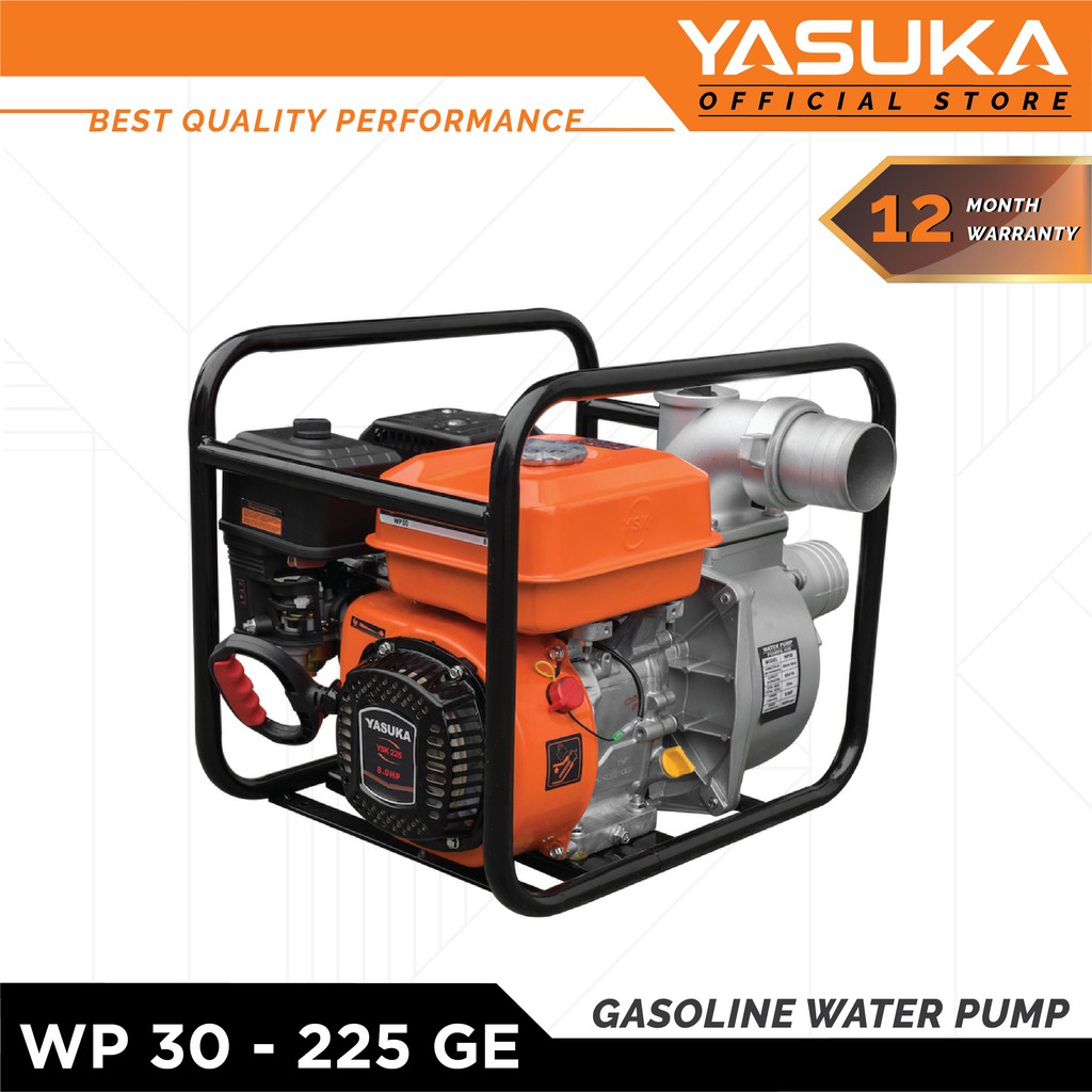 Pompa Air Irigasi / Gasoline Water Pump Yasuka WP 30 - 225GE