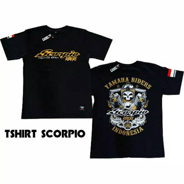 Kaos Scorpio 225 / Kaos Motor Yamaha / Kaos Racing Yamaha Scorpio / Emblem Scorpio FREE STICKER