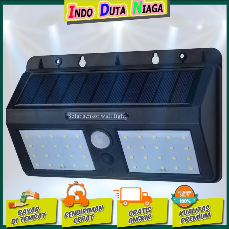 DUOGU Lampu Solar Sensor Gerak Outdoor Weatherproof - L40