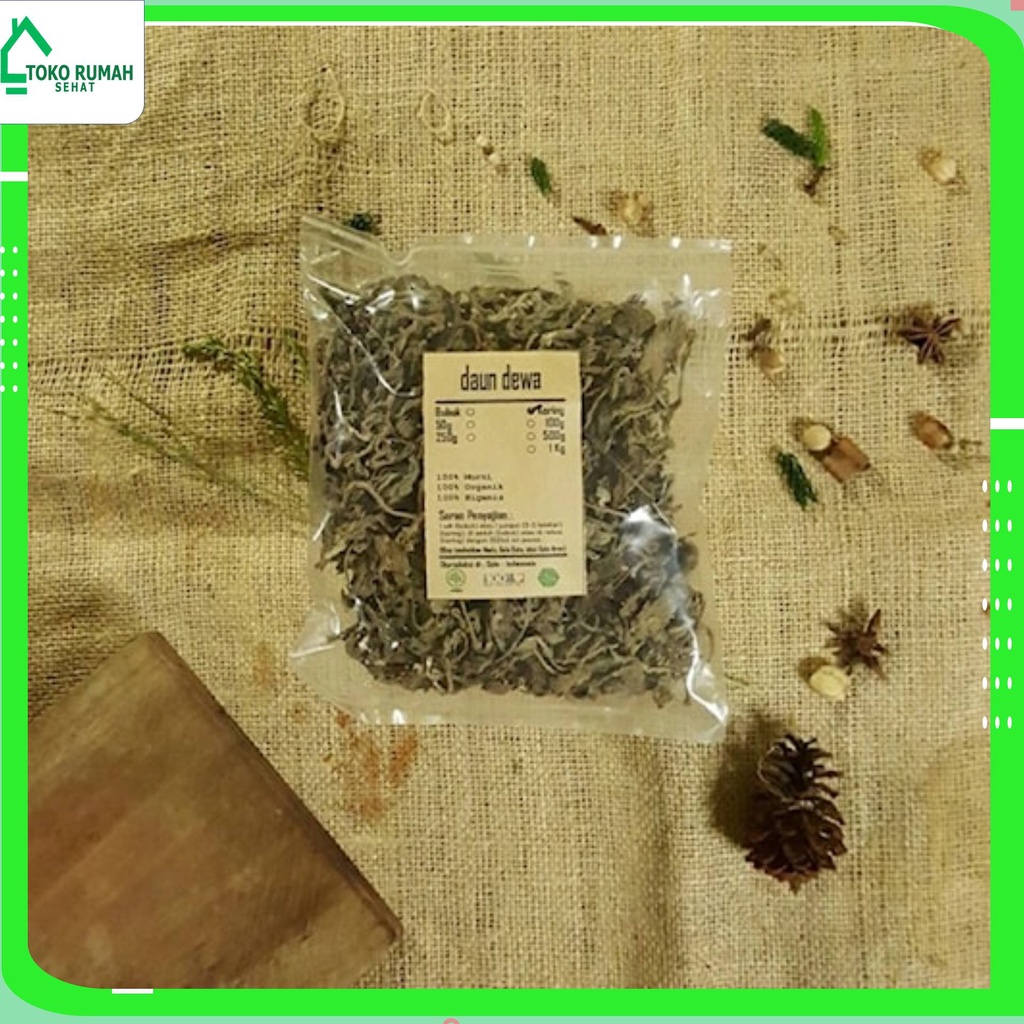 

DAUN DEWA / SAMSIT KERING 1 KG - Gynura Divaricata - MURNI - JSR