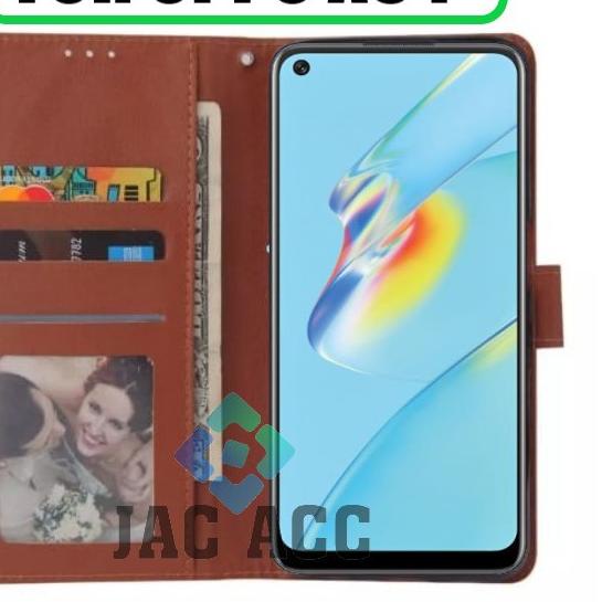 ❆ DOMPET HP UNTUK OPPO A54 NEW 2021 LEATHER FLIP CASE OPPO A54 NEW 2021 ★