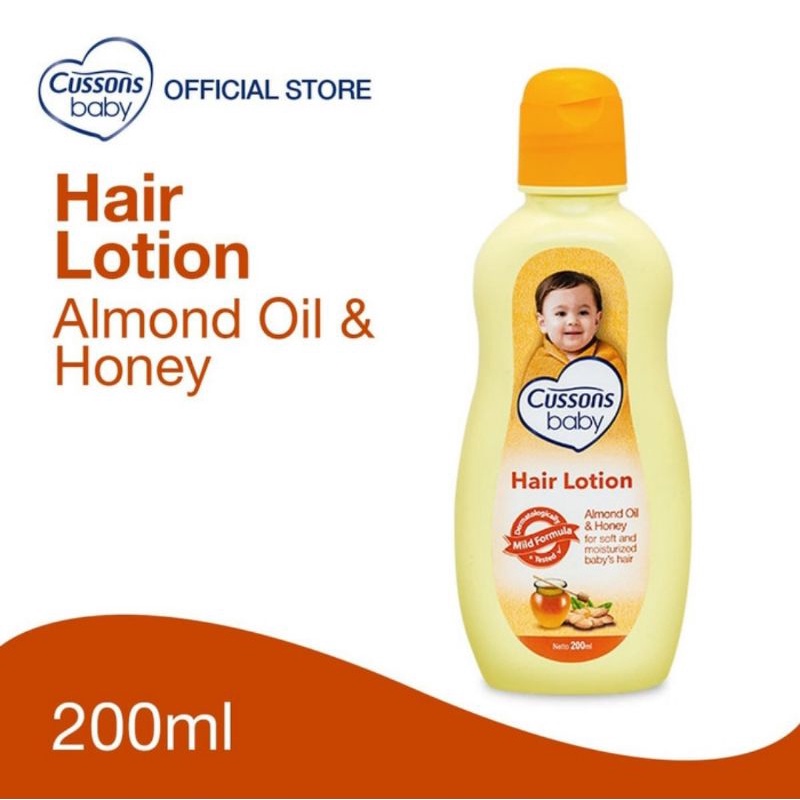 Cussons Baby Hair Lotion 100+100ml (200ml)/Lotion Rambut Bayi Cussons